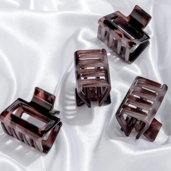 4pcs Resin Hair Claw Set - Picture 2 of 4